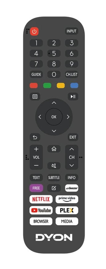 Televisión Dyon Smart 43 Vx, Led 43", Negro, Fullhd, Wifi, Smarttv D800218