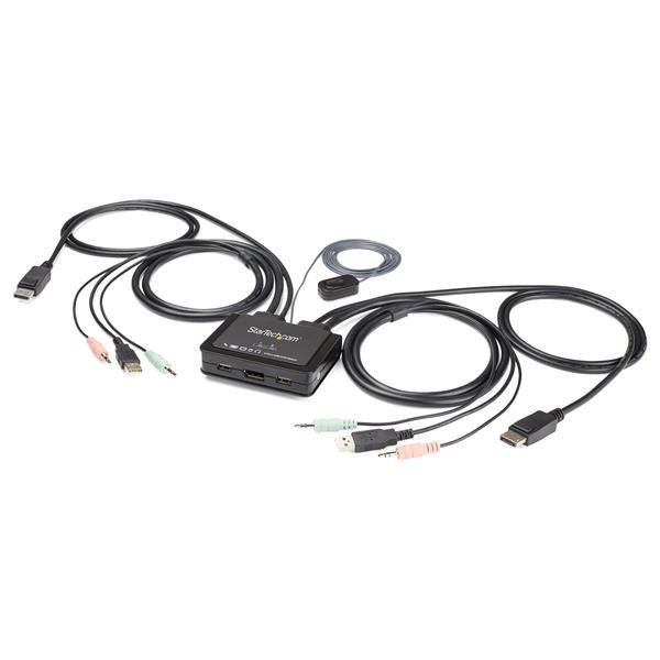 EAN 0065030882156 - StarTech.com SV211DPUA4K interruptor KVM Negro imagen 1