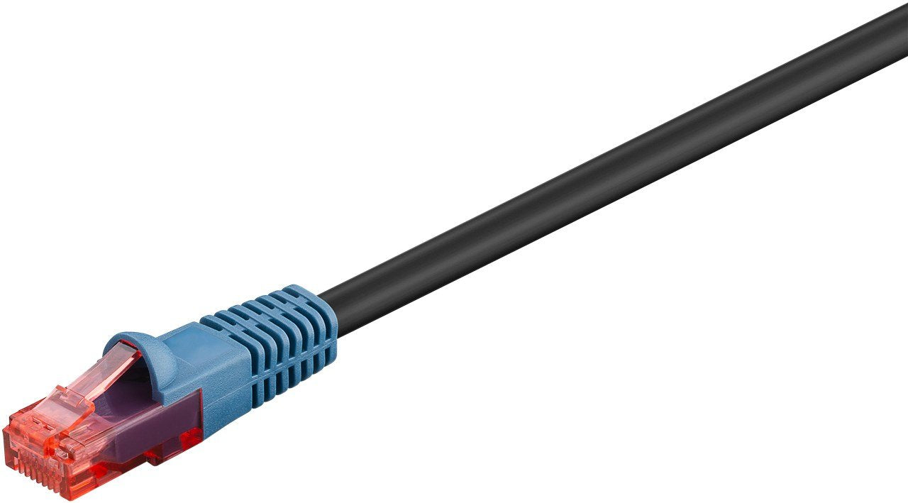 Goobay U/Utp Outdoor-Patchcord Cat6. Black. 30m
