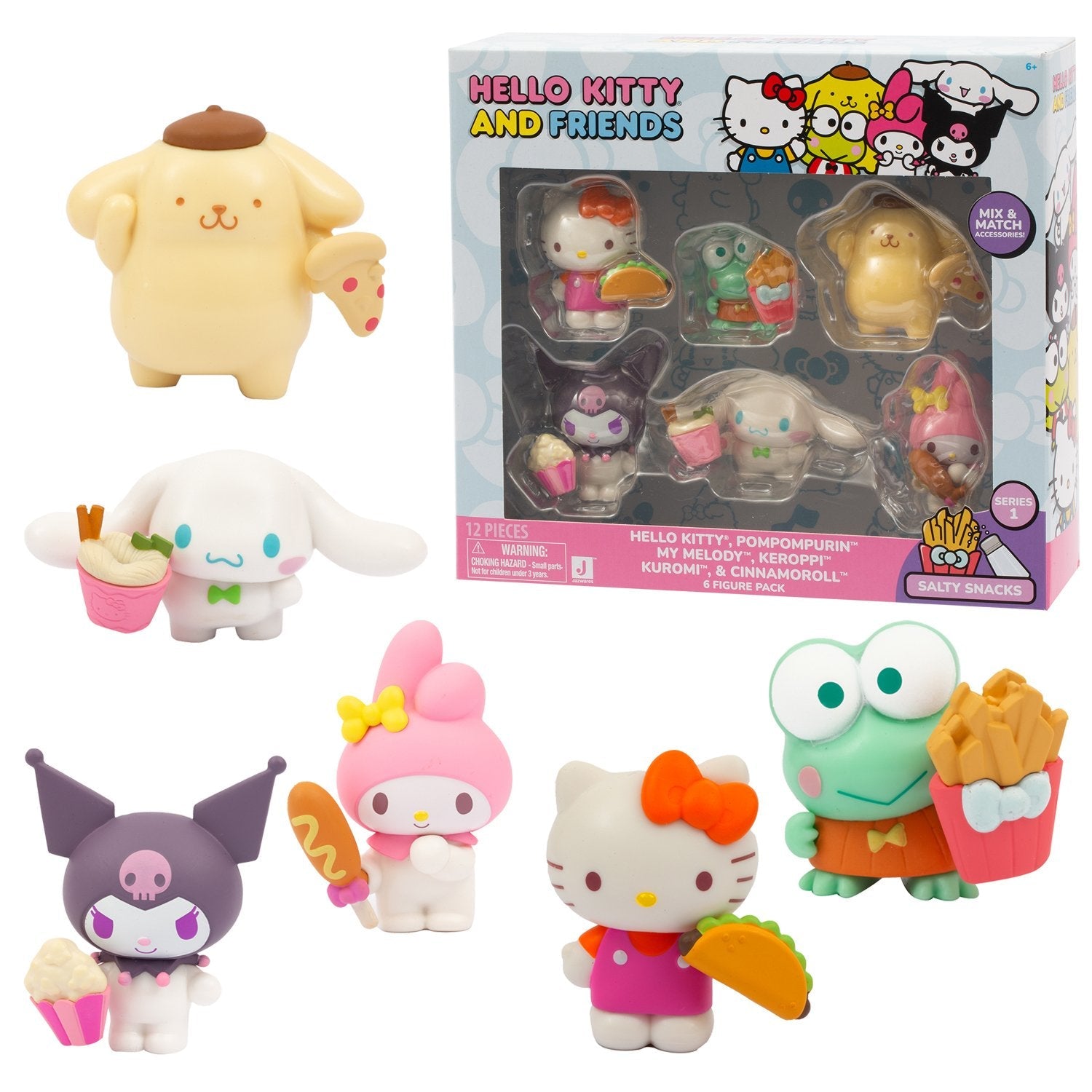 Blister 6 Figuras Hello Kitty 5cm