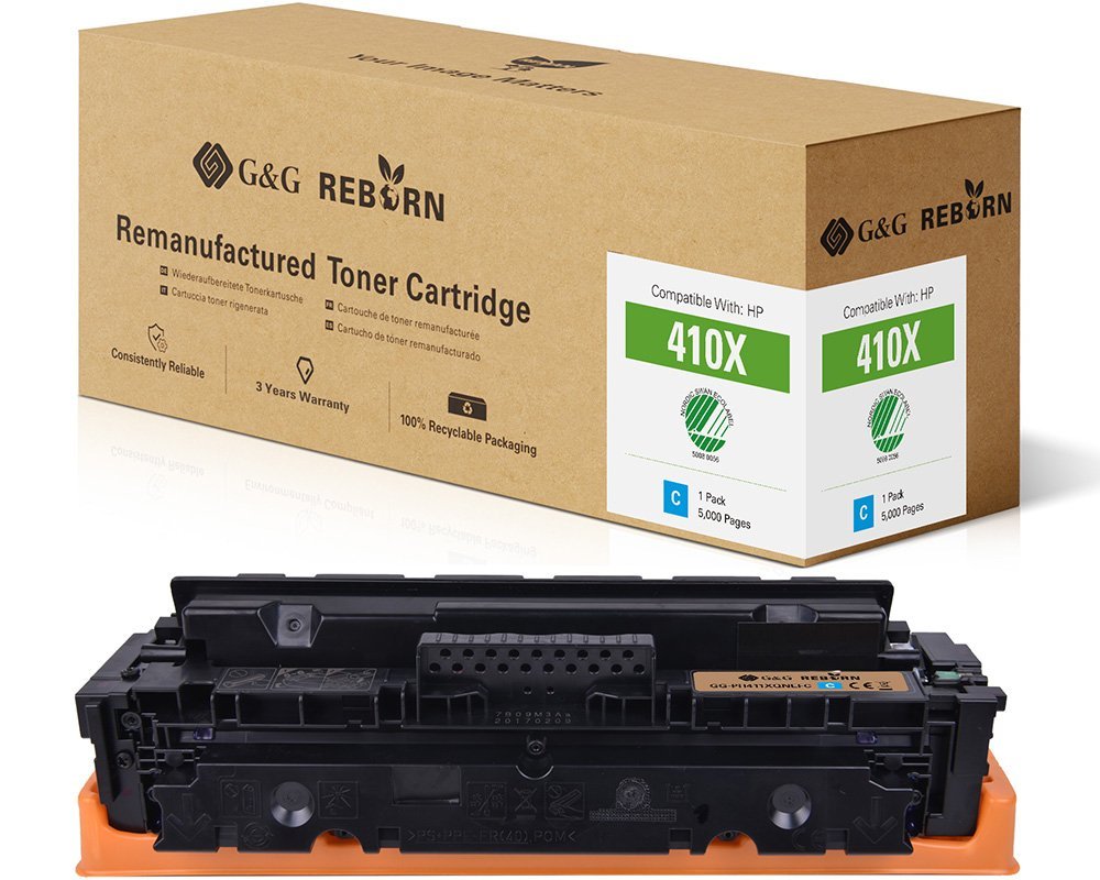 G&G Reborn-Toner Compatible Con Hp 410x Cf411x
