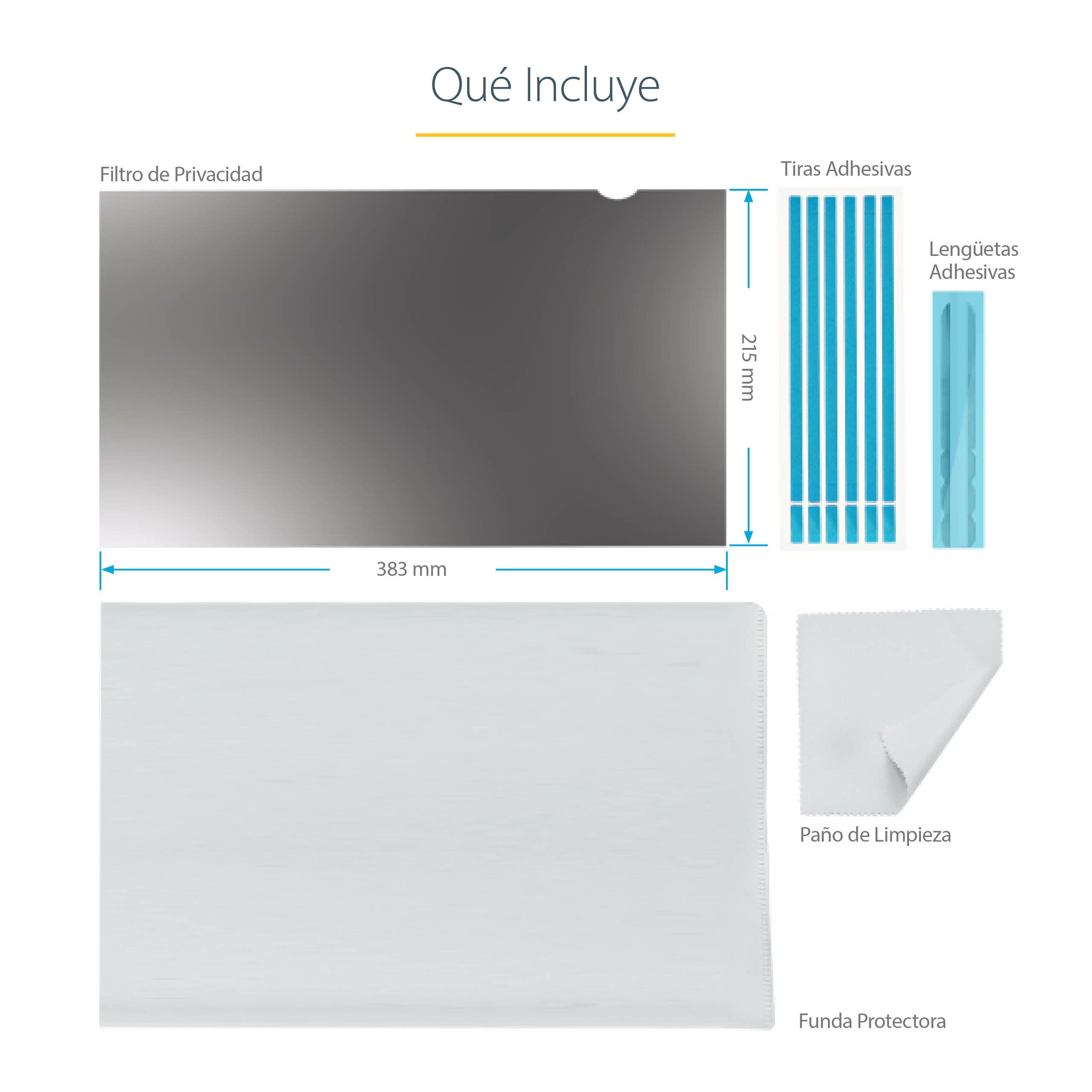 EAN 0065030900560 - StarTech.com 173L-PRIVACY-SCREEN filtro para monitor 43,9 cm (17.3") Filtro de privacidad para pantallas imagen 16