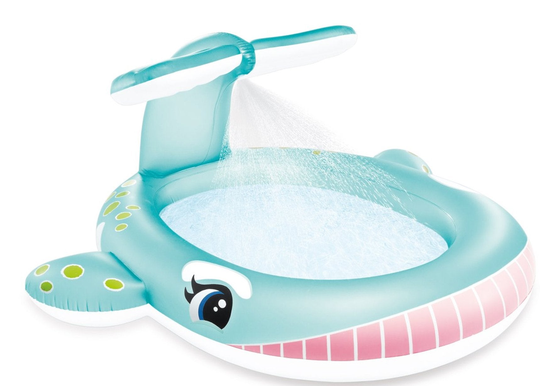 Piscina Infantil, Ballena Con Rociador, 201 X 196 X 91 Cm