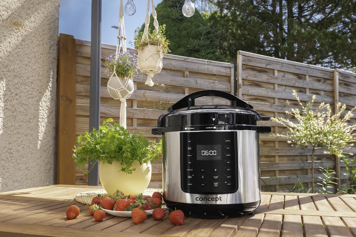 EAN 8595631036921 - Concept CK8001 olla multi-cocción 5,6 L 1000 W Negro, Acero inoxidable imagen 7