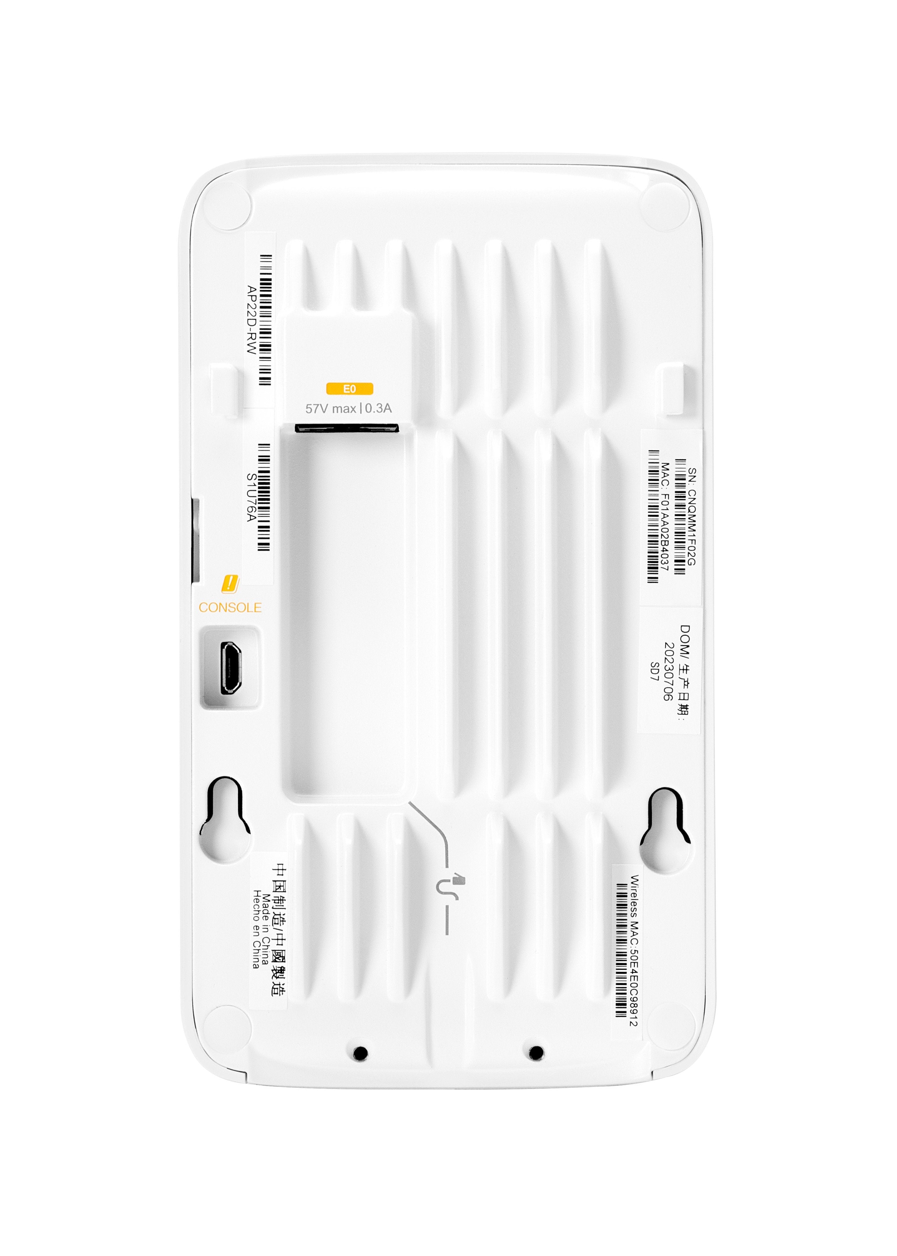 EAN 0190017676296 - HPE Networking Instant On Access Point Dual Radio 2x2 Wi-Fi 6 (RW) AP22D imagen 4