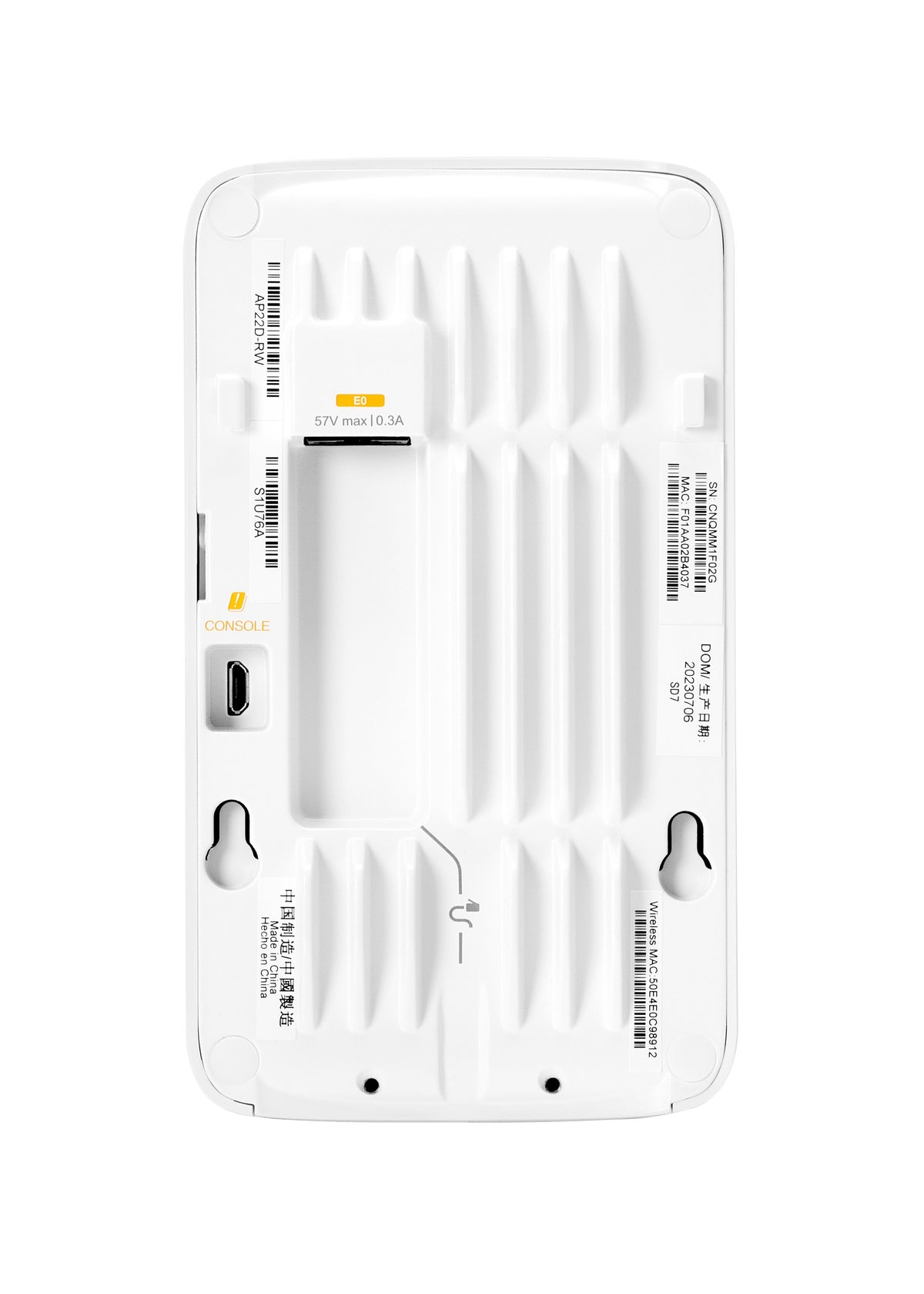EAN 0190017676845 - HPE Networking Instant On Access Point Dual Radio 2x2 Wi-Fi 6 5-Pack (RW) AP22D imagen 4