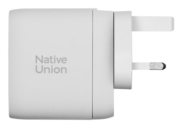 Native Union Fast Gan Charger Pd 67w Portátil, Smartphone, Tableta Blanco Corriente Alterna Carga Rápida Interior