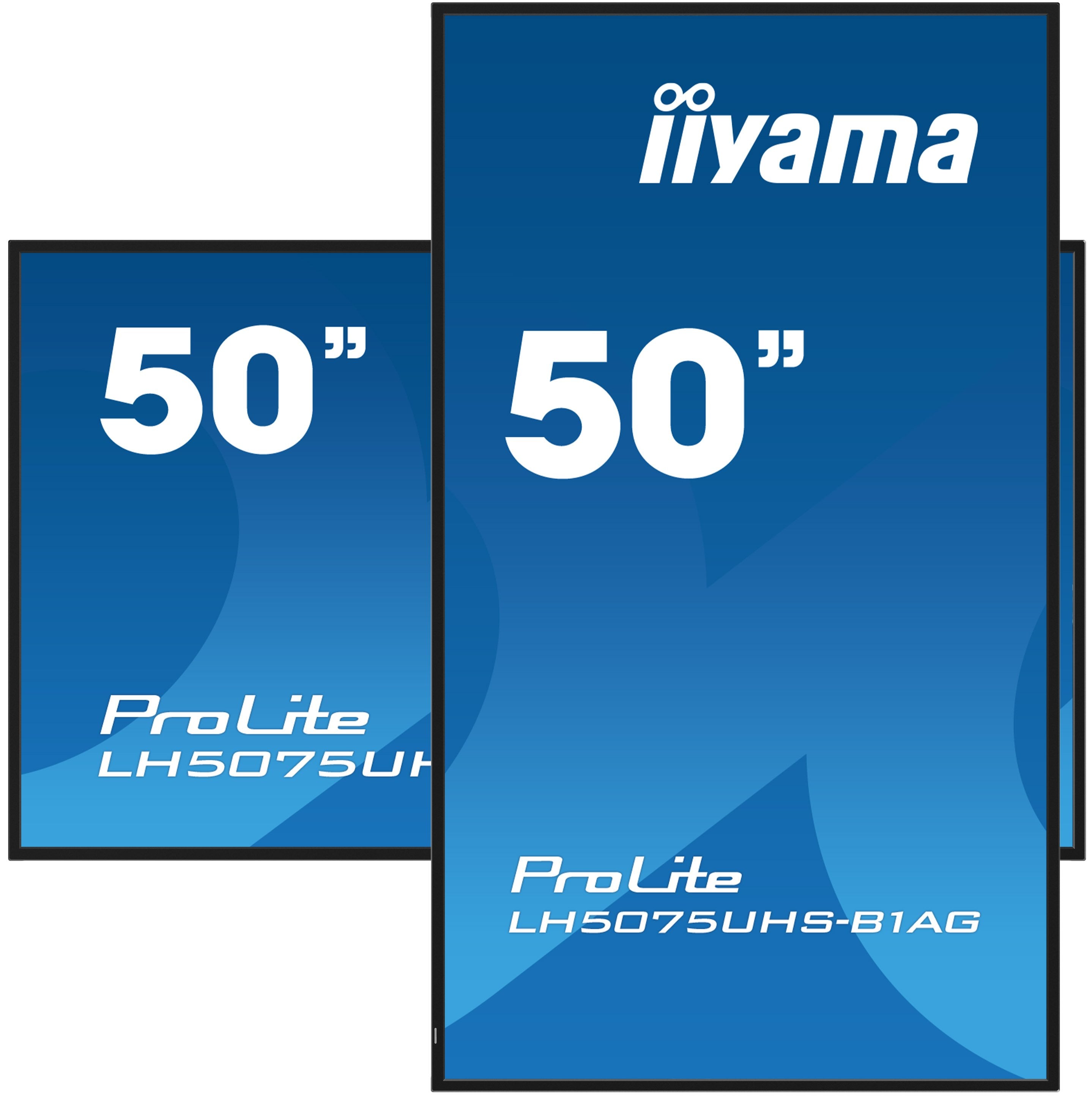 Tft 49,5\"/125,7cm Iiyama Prolite Lh5075uhs 24/7 *Negro* 16:9