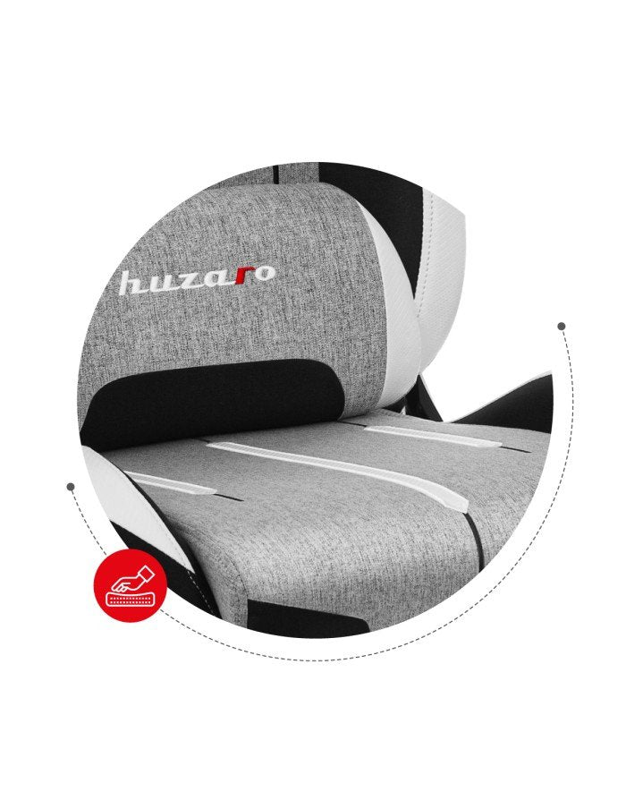 EAN 5903796013313 - Huzaro Force 7.9 Silla para videojuegos de PC Asiento (de seguridad) de butaca Gris imagen 5