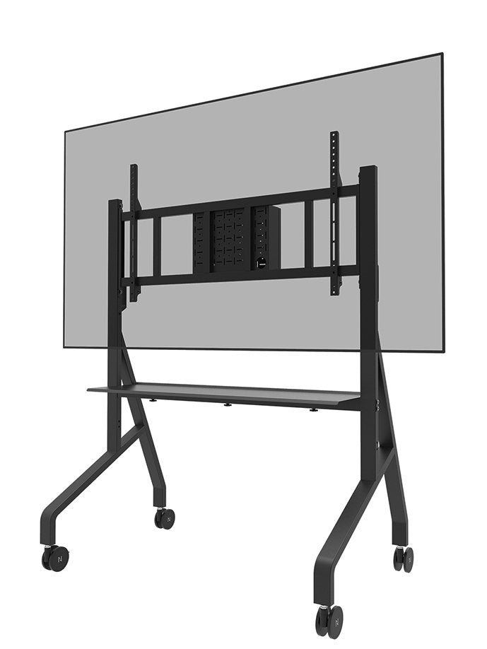 EAN 8717371443092 - Neomounts FL50-575BL1 mueble y soporte para dispositivo multimedia Negro Carro/soporte de suelo con rueda imagen 1