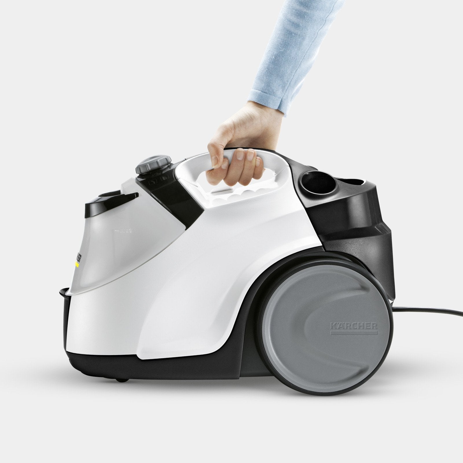 Kärcher Sc 5 Easyfix Iron Plug Limpiador A Vapor Cilíndrico 1,5 L 2250 W Negro, Blanco