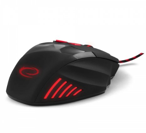 Raton Esperanza Egm201r Mx201 Wolf - Cableado 7d Gaming Optical Mouse Usb - Rojo