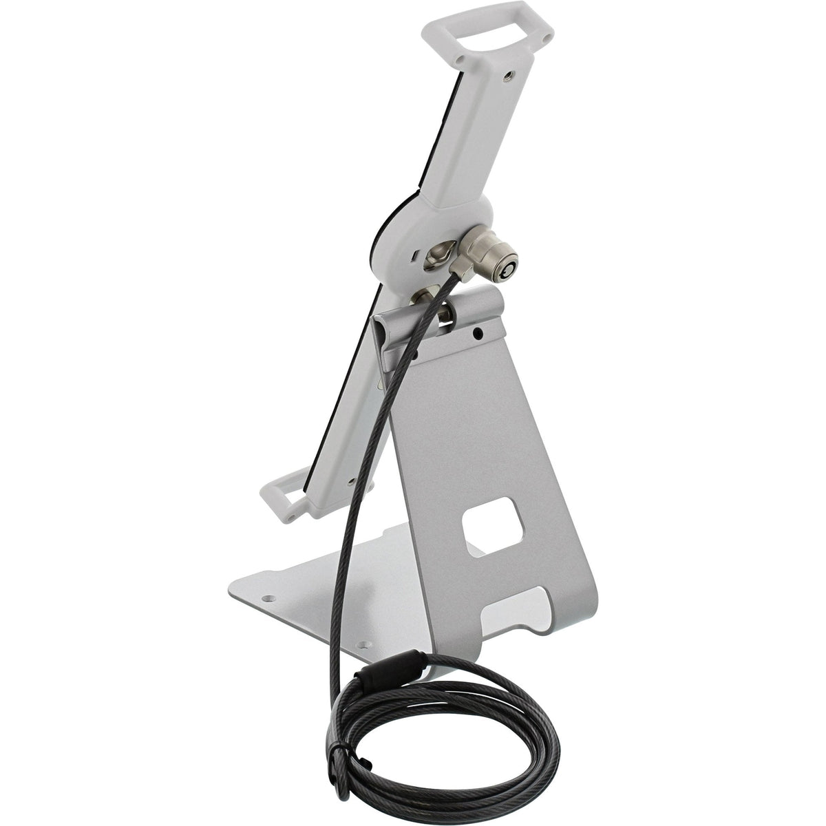 Soporte De Bloqueo Universal Para Tablet Inline Para 10" - 13" Con Cable De Bloqueo De Teclas De 4,4 Mm X 1,5 M De Diámetro