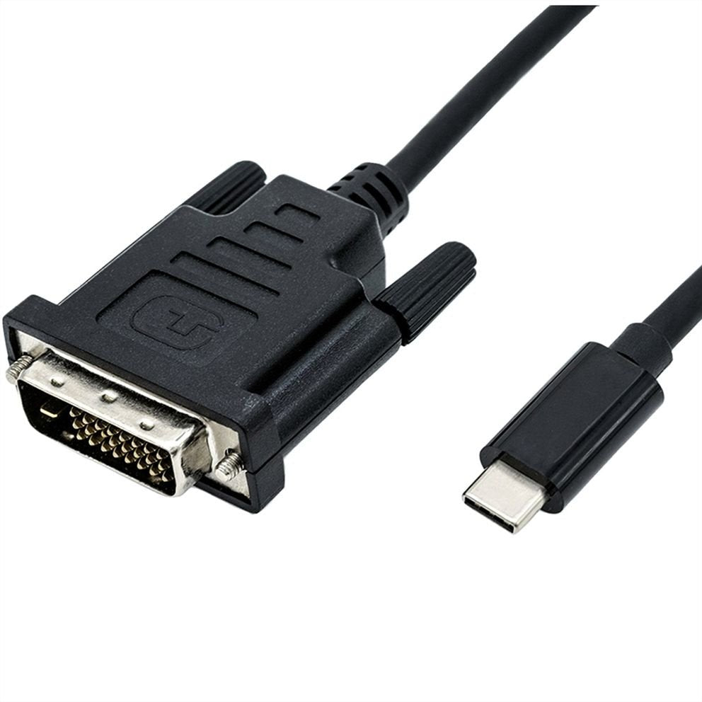 Roline Usb Typ C - Dvi Adaptercable, St St, 2 M