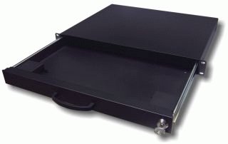 Aixcase Aix-19k1u-B 19" Rack Consola De Rack Negro