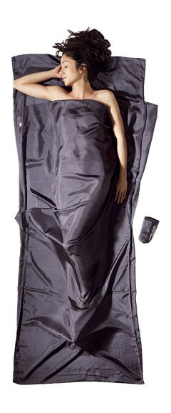 Saco De Dormir Cocoon Travelsheet Rectangular Seda Gris