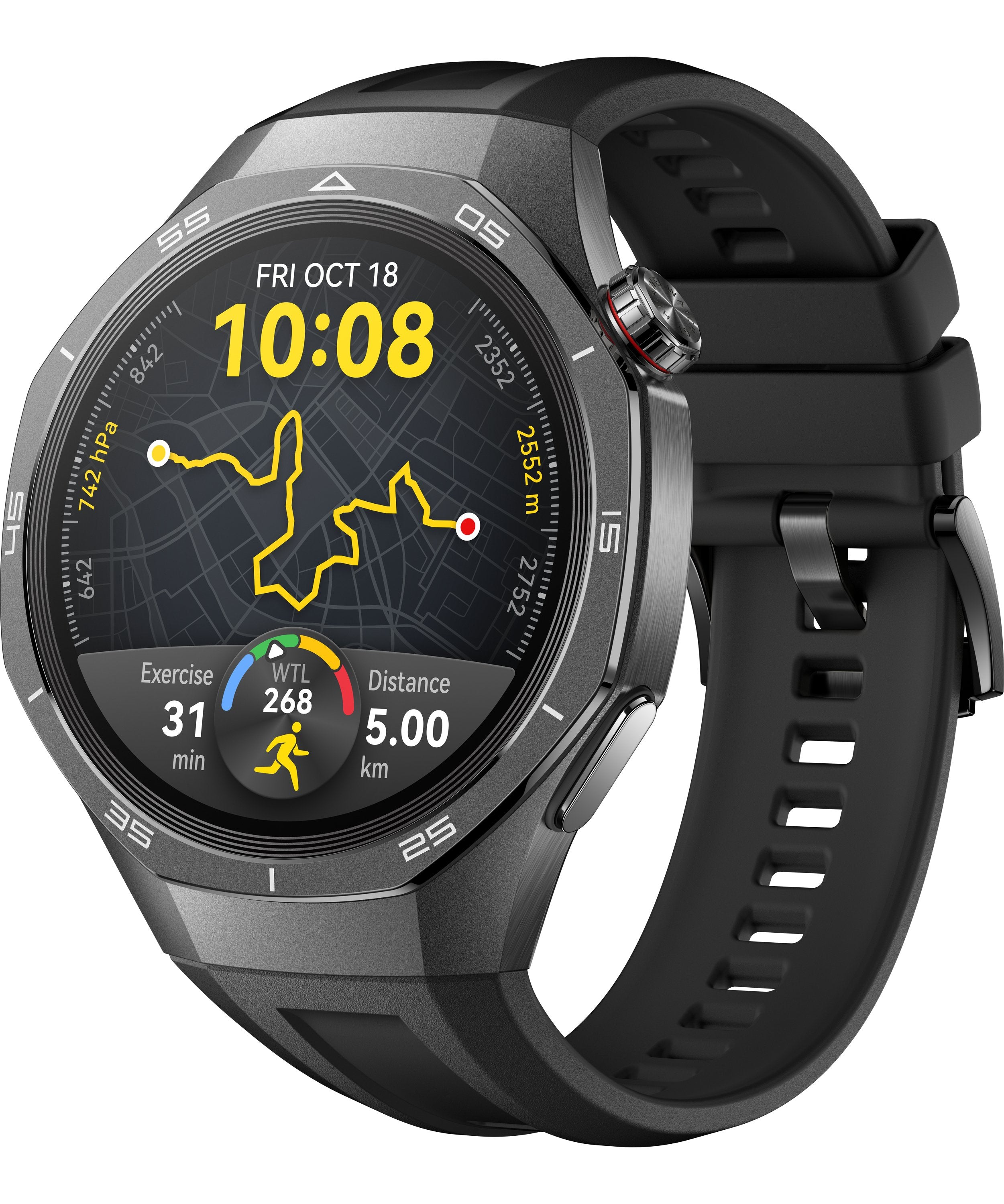 EAN 6942103132032 - Huawei WATCH GT5 Pro 46mm 3,63 cm (1.43") AMOLED Digital 466 x 466 Pixeles Negro GPS (satélite) imagen 3