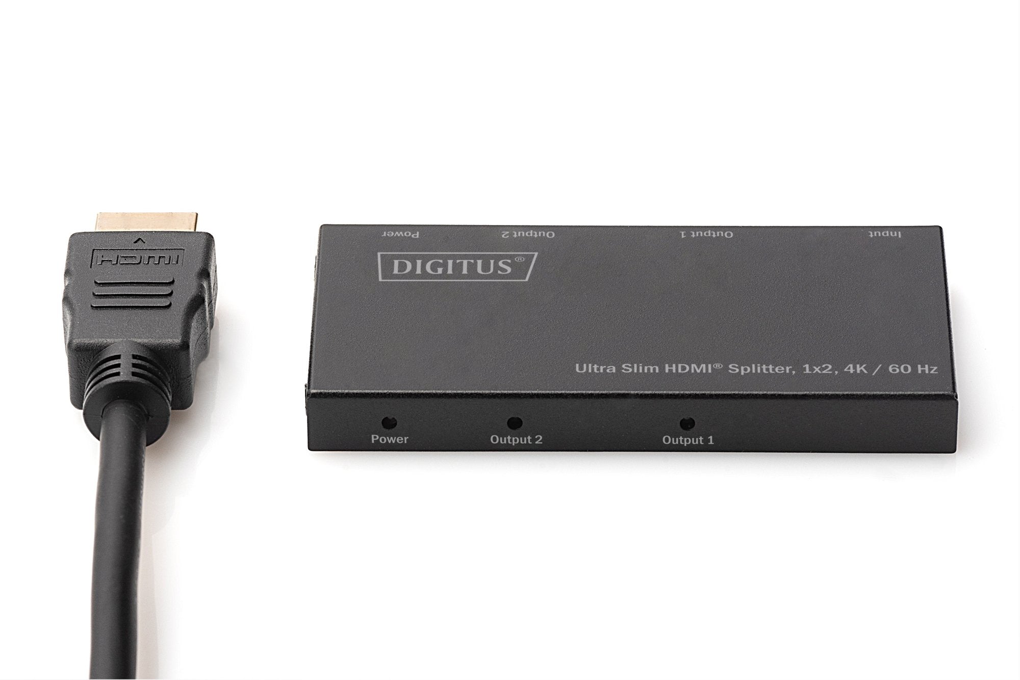 Digitus Ultra Slim Hdmi Splitter 1x2 4k/60hz, Hdr, Hdcp 2.2, 18 Gbps
