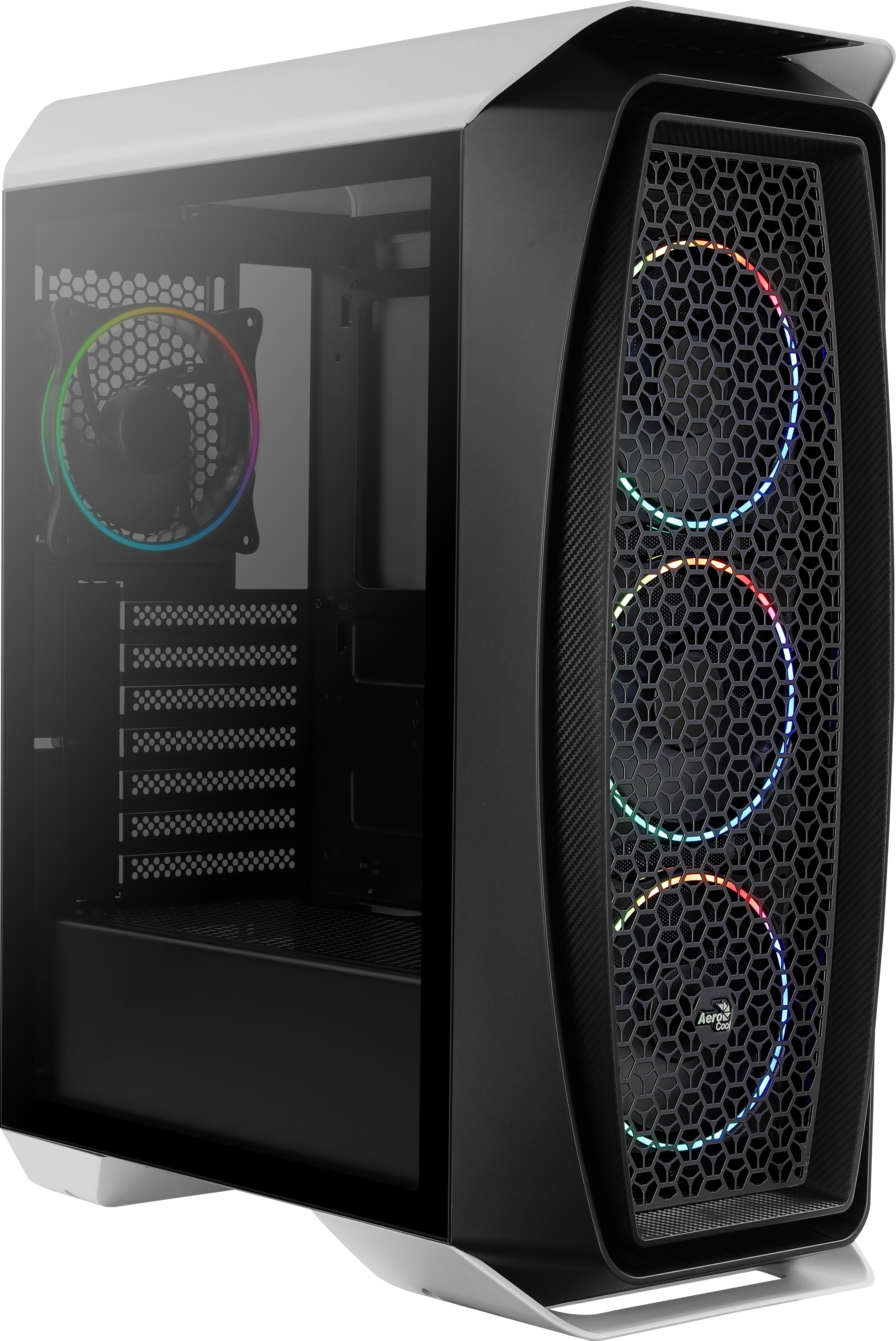 Caja Pc Aerocool Aero One Eclipse White 2*Usb 3.0 Hd Audio+Mic Soporta Refrigeración Líquida Atx/Micro Atx/ Mini Itx