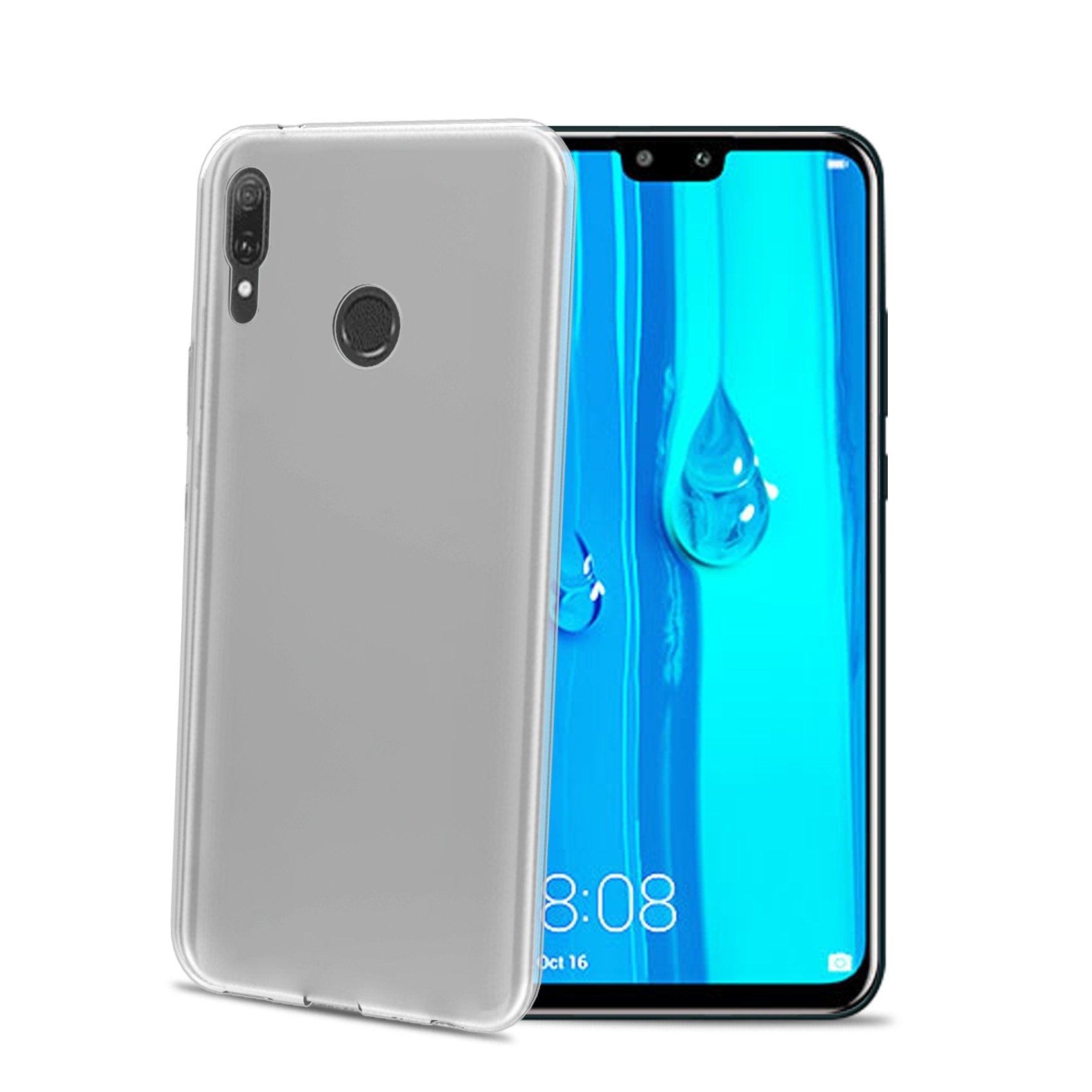 Carcasa Trasera De Celda Gelskin Para Huawei Y9 2019, Transparente
