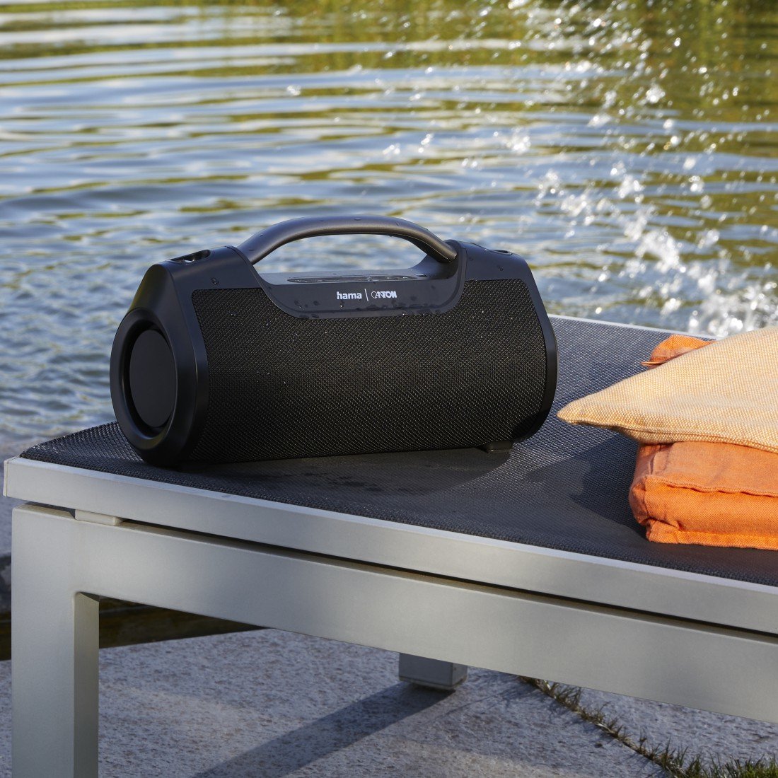 Hama Mate Pro Altavoz Portatil - Potencia 60w - Bluetooth - Usb-C - Bateria 3600mah - Ipx6 - Rango 10m - 17.2x31x12cm -