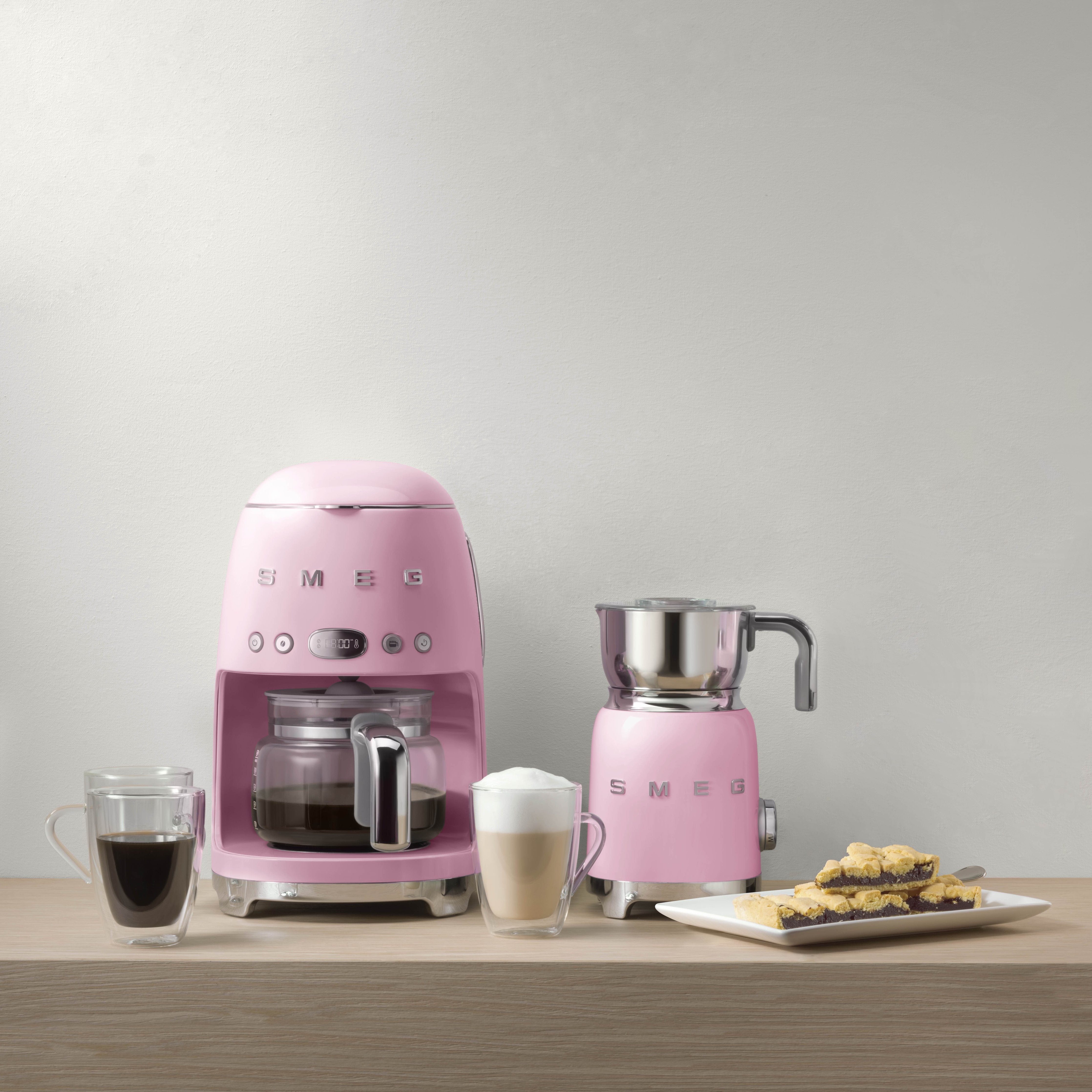Smeg Dcf02pkeu Kaffeemaschine 50`S Style Rosa