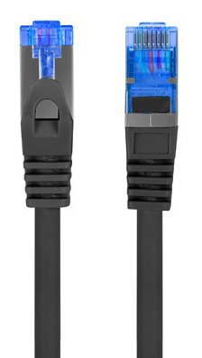EAN 5901969424607 - Lanberg PCF6A-10CC cable de red Negro 0,5 m Cat6a S/FTP (S-STP) imagen 2