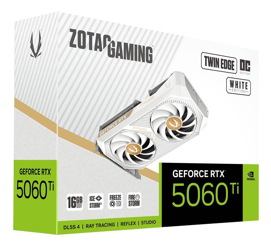 Rtx 5060 Ti 16gb Zotac Twin Edge Oc Blanco Gddr