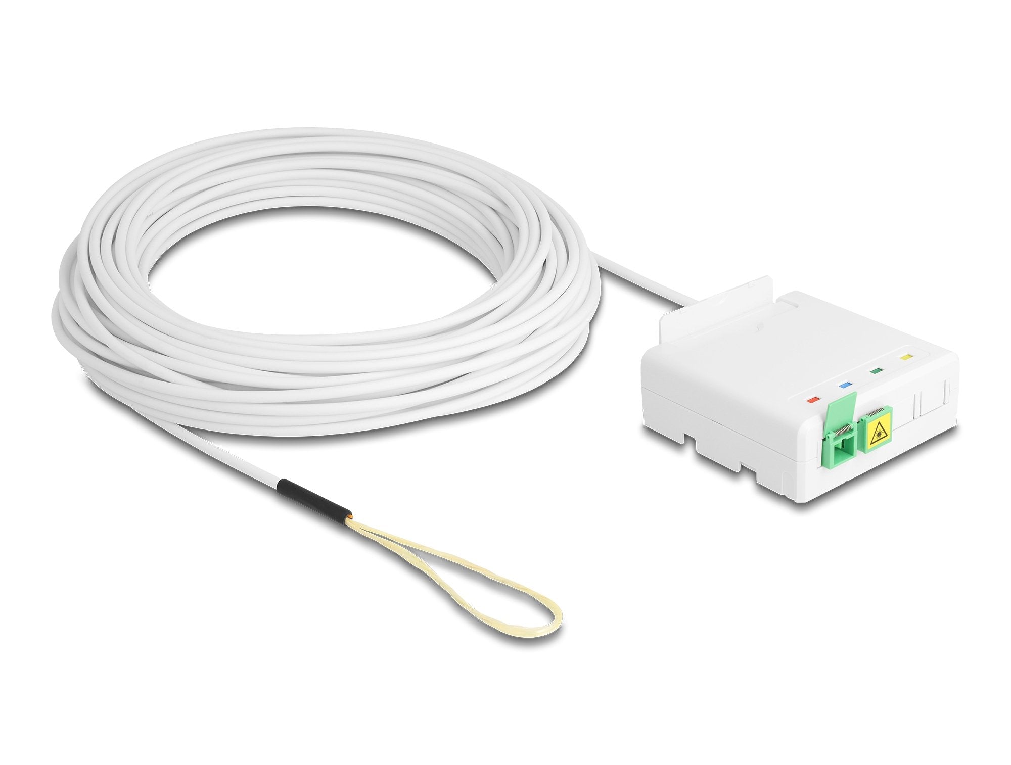 Cable Delock 85933 De Fibra Optica 30 M 2x Sc/Apc G.657.A1 Blanco