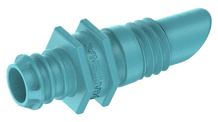 Gotero Terminal Micro-Drip-System Gardena 2 L/H (Turquesa, 25 Piezas, Modelo 2023) 13307-20