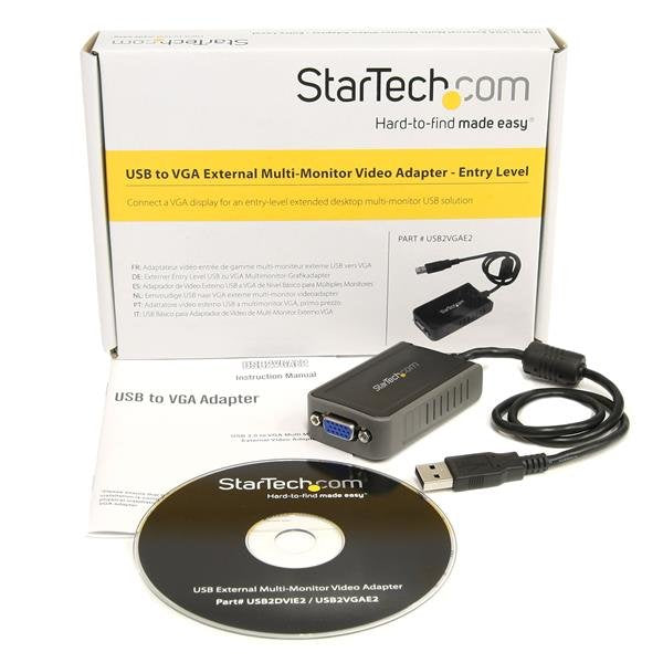 EAN 0065030835619 - StarTech.com USB2VGAE2 Adaptador gráfico USB 1600 x 1200 Pixeles Negro imagen 5