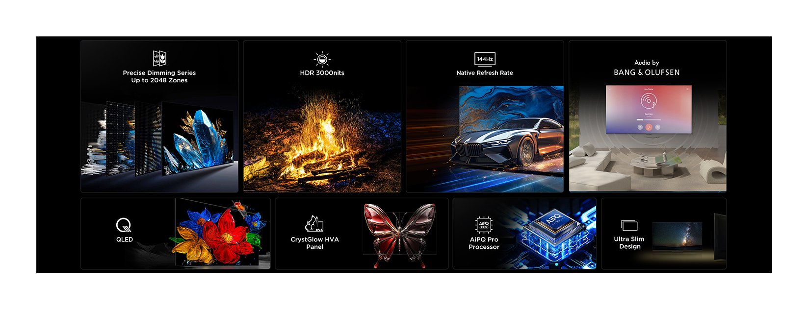 EAN 5901292525705 - TCL 98C7K Televisor 2,49 m (98") 4K Ultra HD Smart TV Wifi Metálico 3000 cd / m² imagen 6