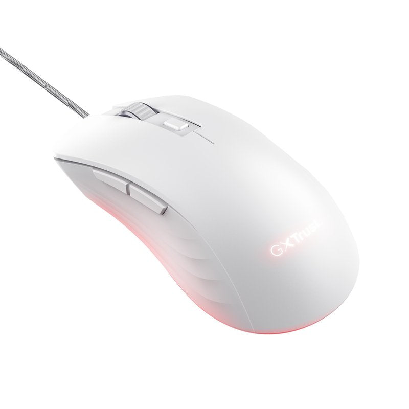 Ratón Gaming Trust Gaming Gxt 924 Ybar+ Hasta 25600 Dpi Blanco
