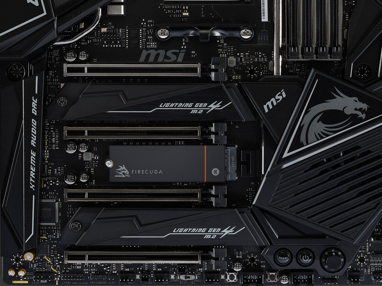 Disco Ssd Seagate Firecuda 530 M.2 500gb Pciegen4x4 2280 Rw 7000/3000, 3d Tlc Nvme, Heatsink