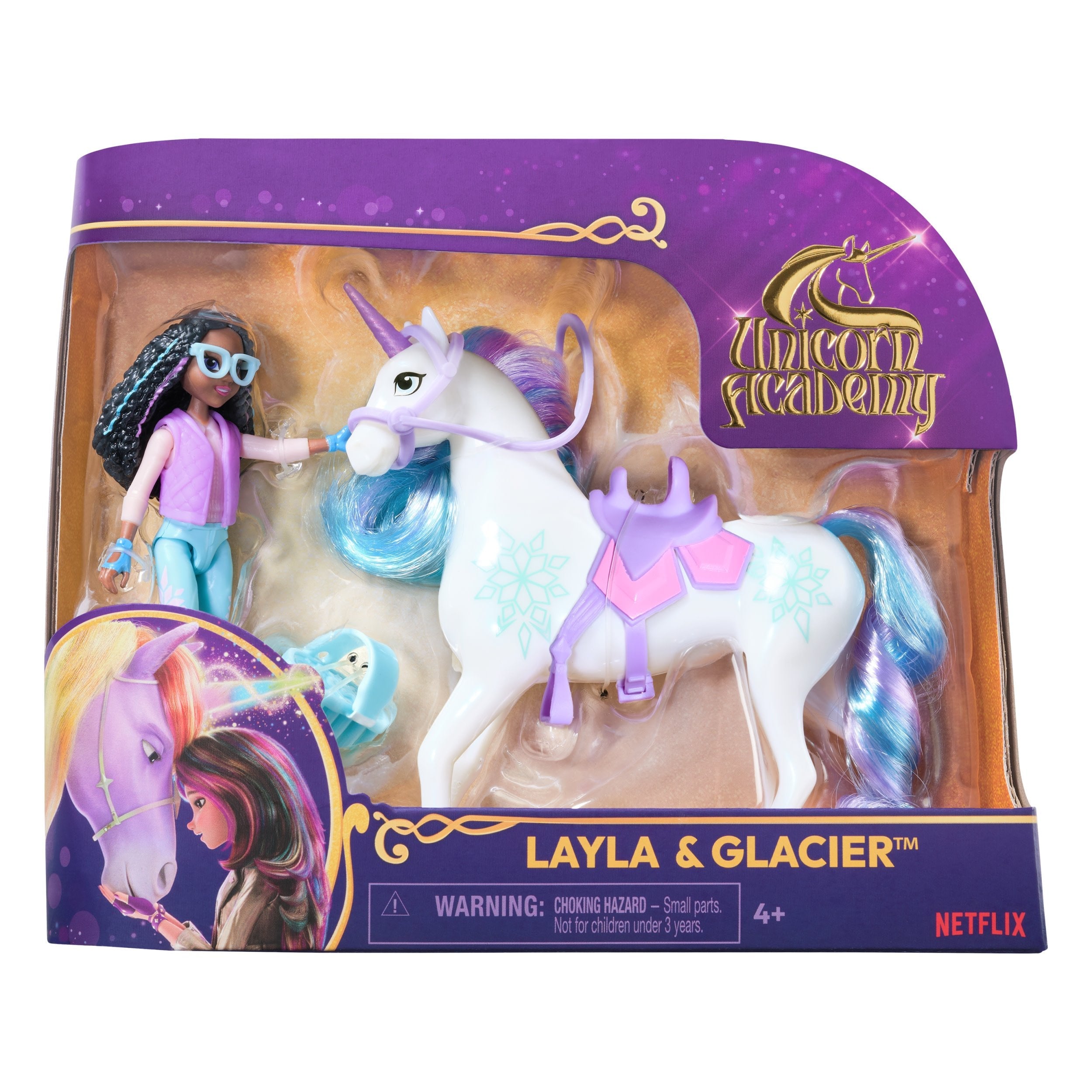 Figura Spin Master Unicorn Academy - Set Glaciar Layla Y Unicornio 6066849