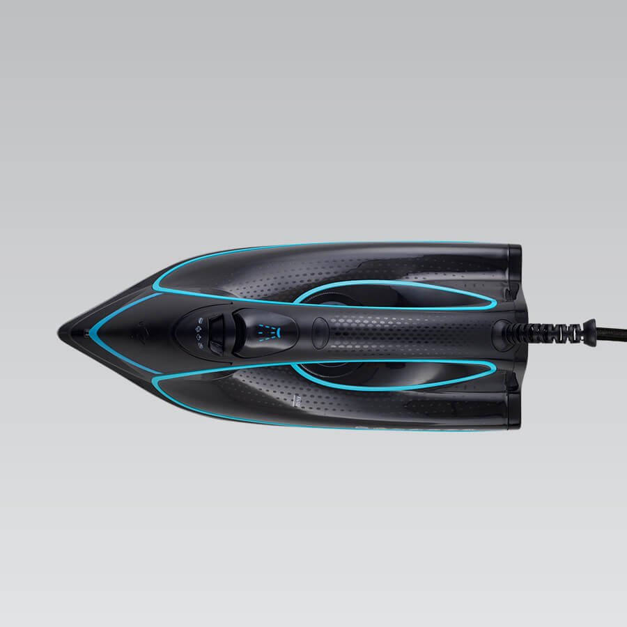 EAN 4820096551462 - Maestro MR-310C plancha Plancha vapor-seco Suela de cerámica 2400 W Negro, Azul imagen 5