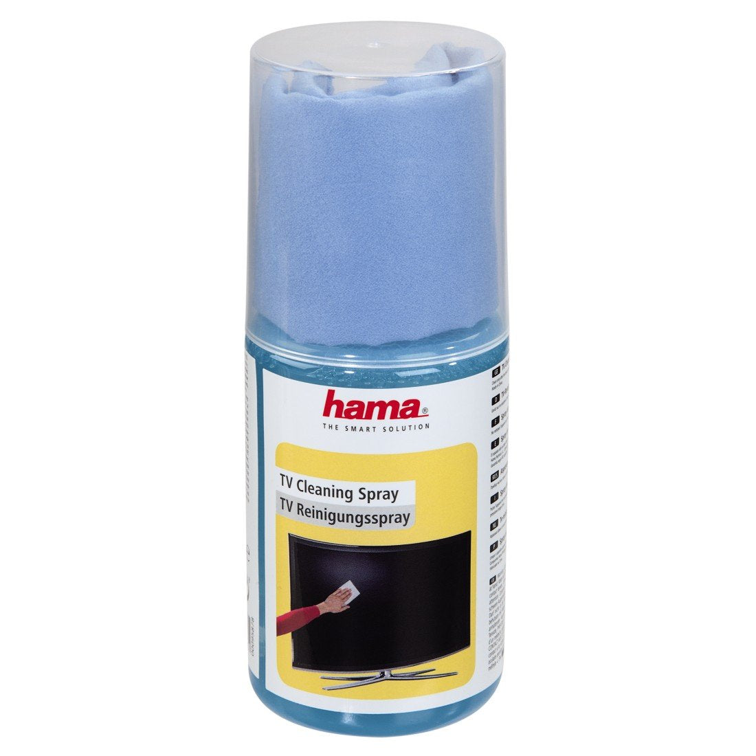 Hama Spray De Limpieza Para Pantallas De 200 Ml Y Paño De Microfibra 20x20 Cm