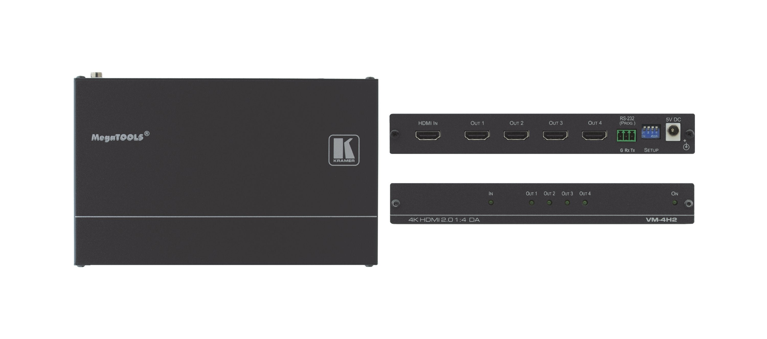 EAN 7291063078393 - Kramer Electronics VM-4H2 amplificador de línea de video Negro imagen 1