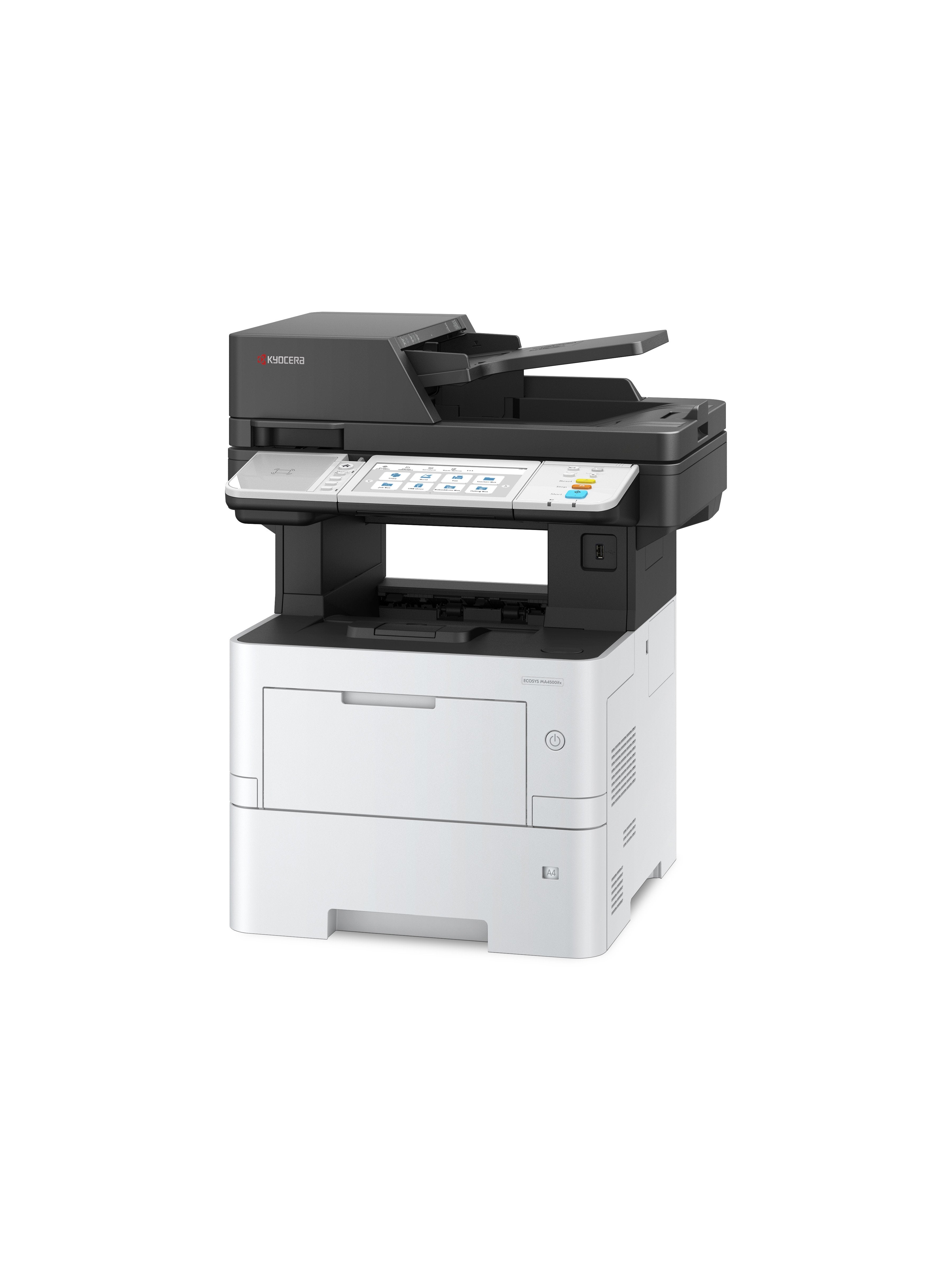 Kyocera Ecosys Ma4500ifx (Incl. 3 Años Kyocera Life Plus), Impresora Multifunción Gris/Negro, Escanear, Copiar, Fax, Usb, Lan
