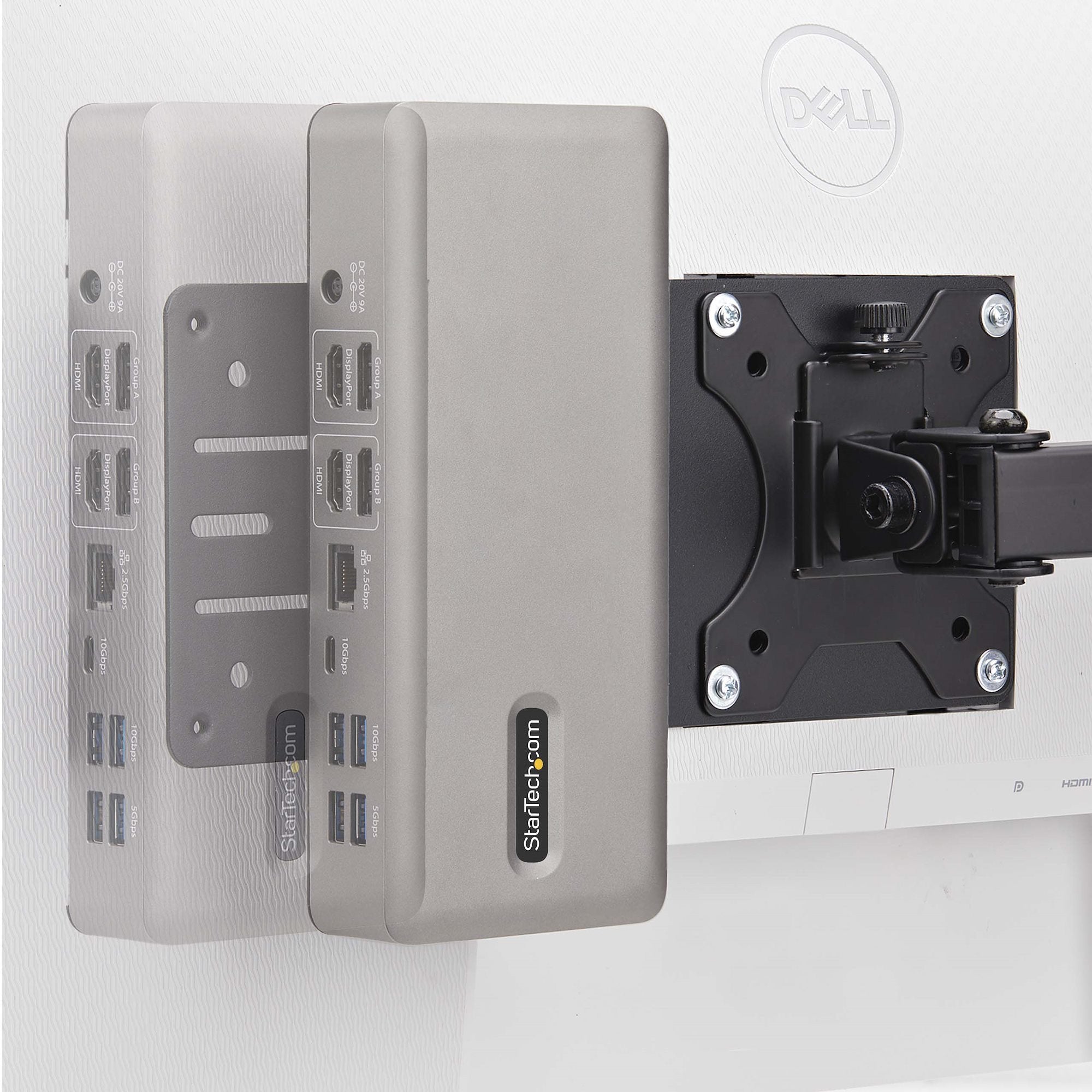 EAN 0065030900522 - StarTech.com DOCK-NUC-VESA-MOUNT soporte de CPU Peana para monitor Negro imagen 7