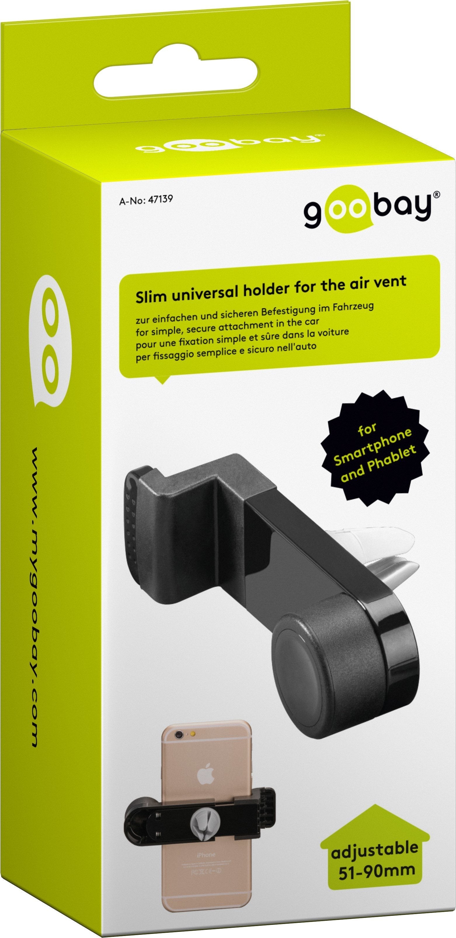 Soporte Universal Para Rejilla De Ventilación Slim
