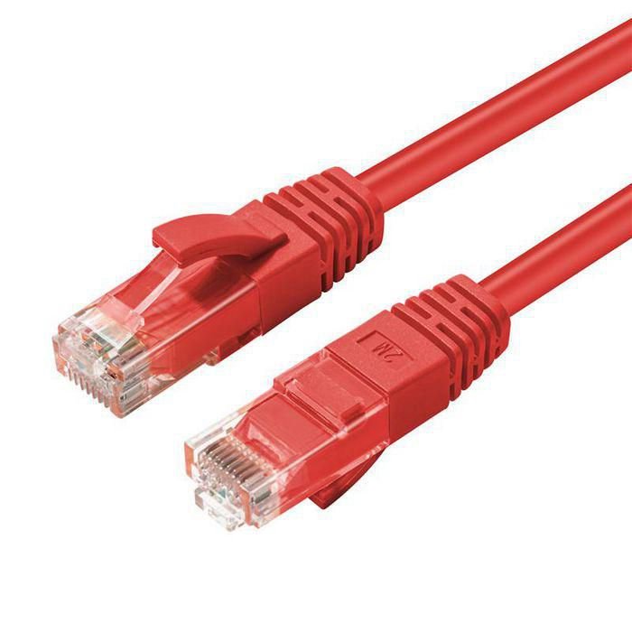 U/Utp Cat5e 0.5m Red Pvc Unshielded Network Cable,