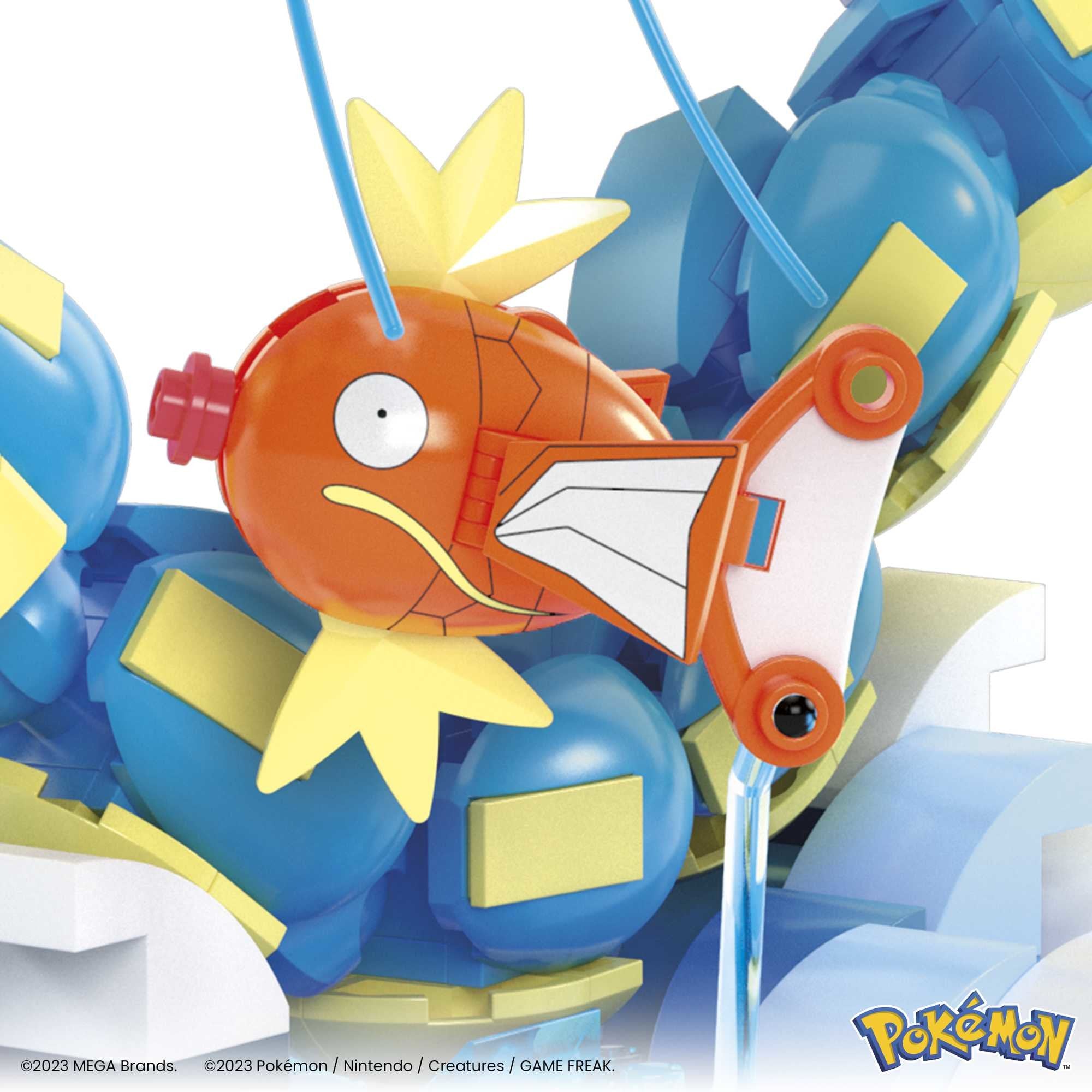 Mattel Mega Pokémon Magikarp Evolution Set Juguete De Construcción 411 Piezas