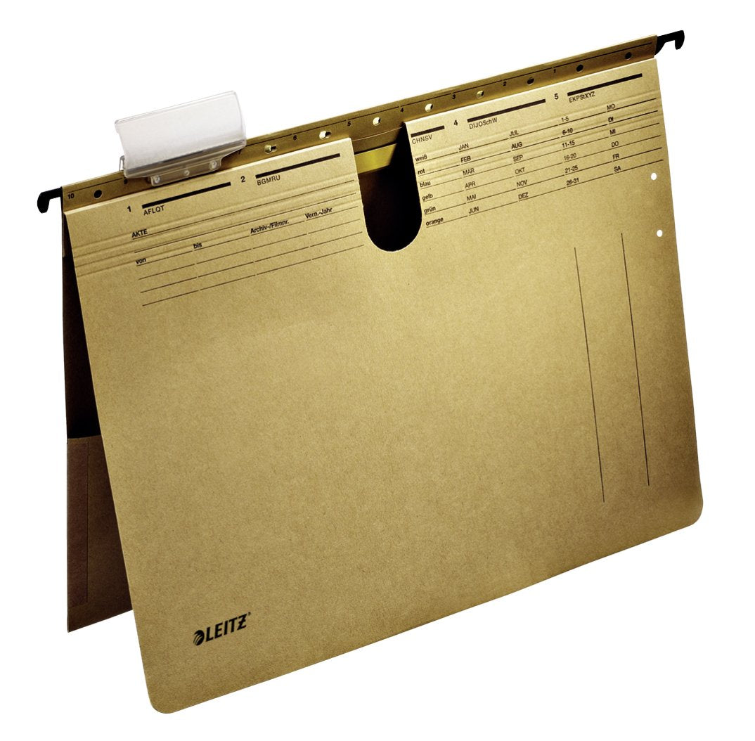 Esselte Leitz Alpha, A4, Cartón, Marrón, 250 G/M², Din 821, 348 Mm