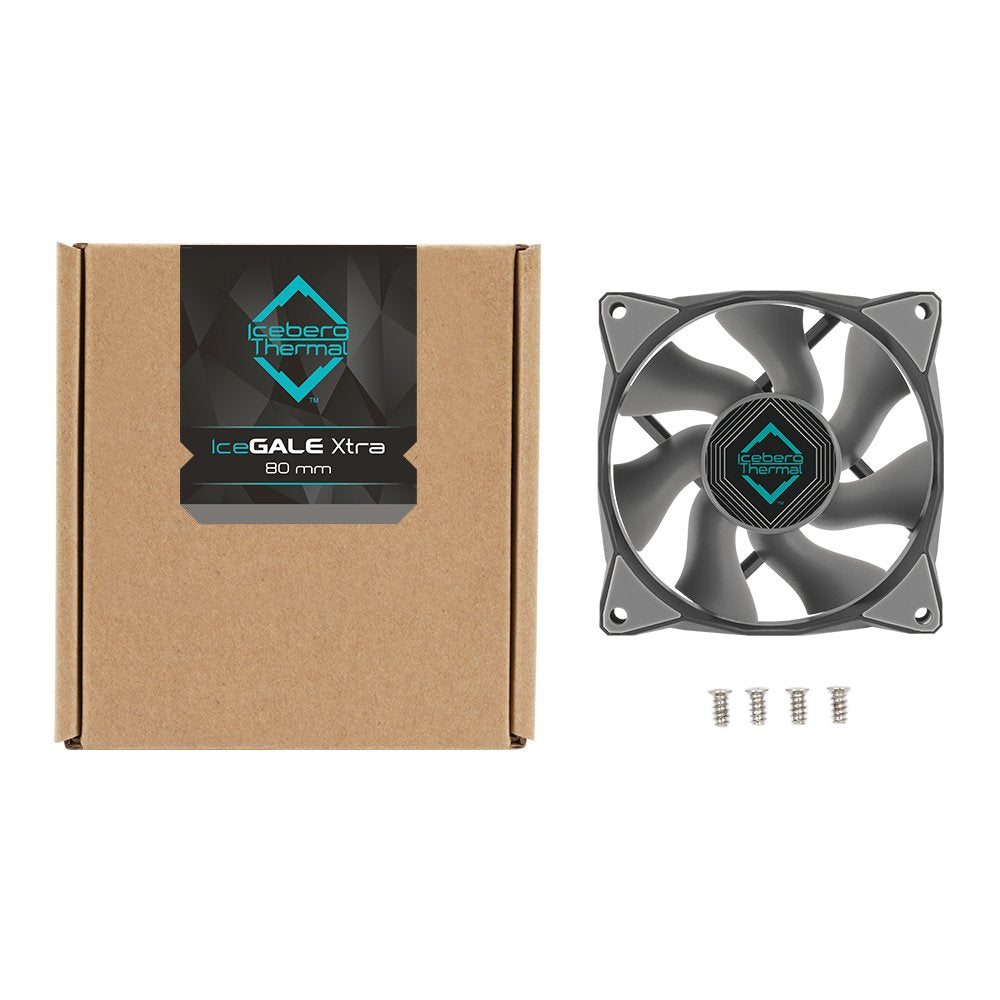 Ventilador Iceberg Thermal Icegale Xtra - 80mm Gris
