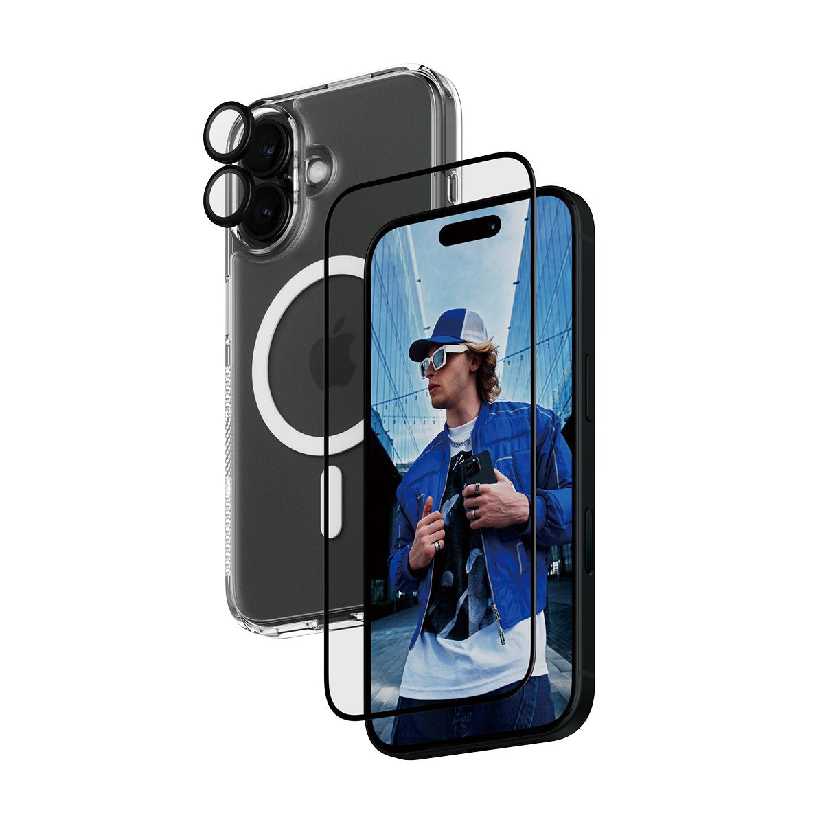 EAN 5715685003387 - PanzerGlass ® 3-in-1 Protection Bundle iPhone 16 Protector de pantalla Apple 1 pieza(s) imagen 1