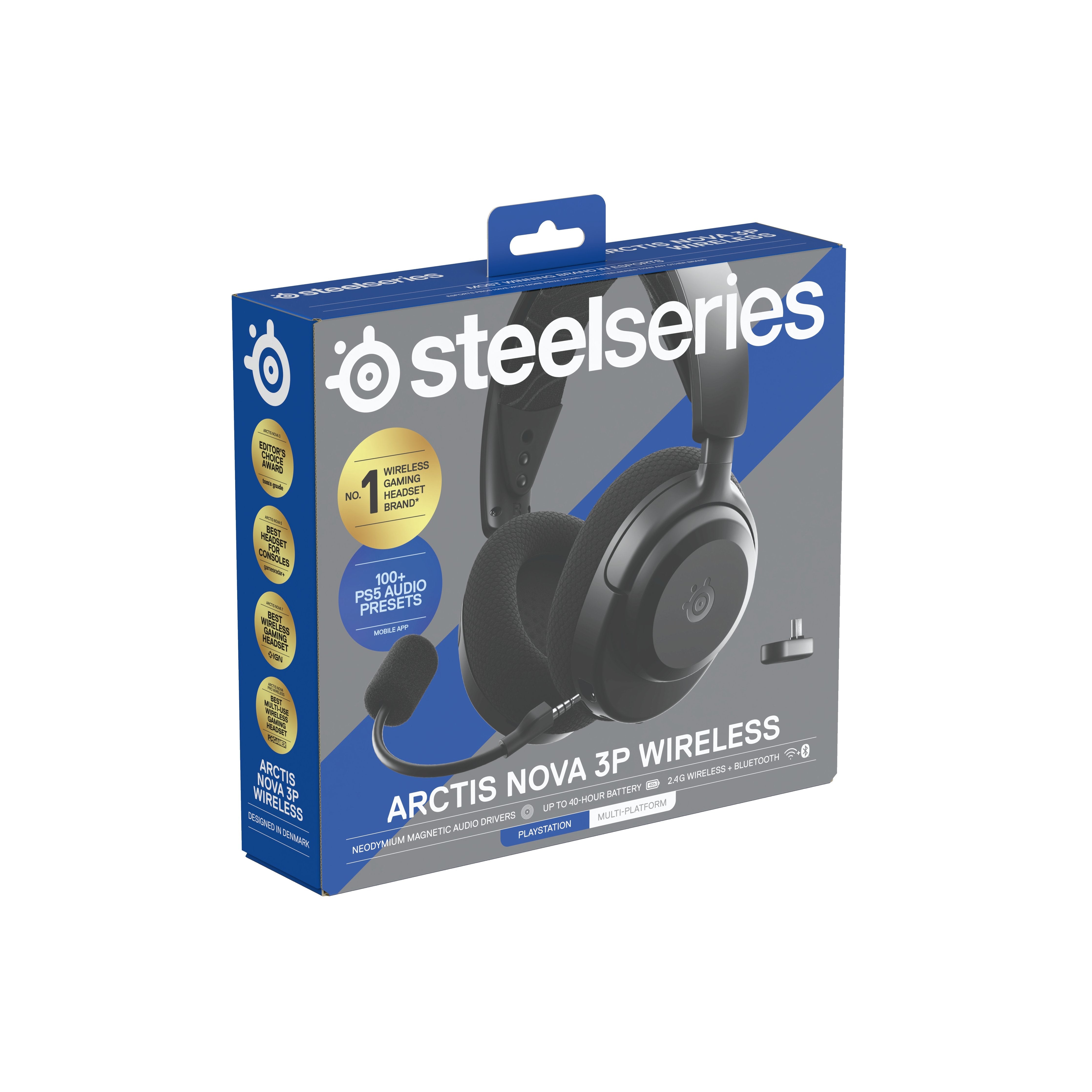 EAN 5707119059510 - Steelseries Arctis Nova 3P Auriculares Inalámbrico Diadema Música/uso diario Bluetooth Negro imagen 6