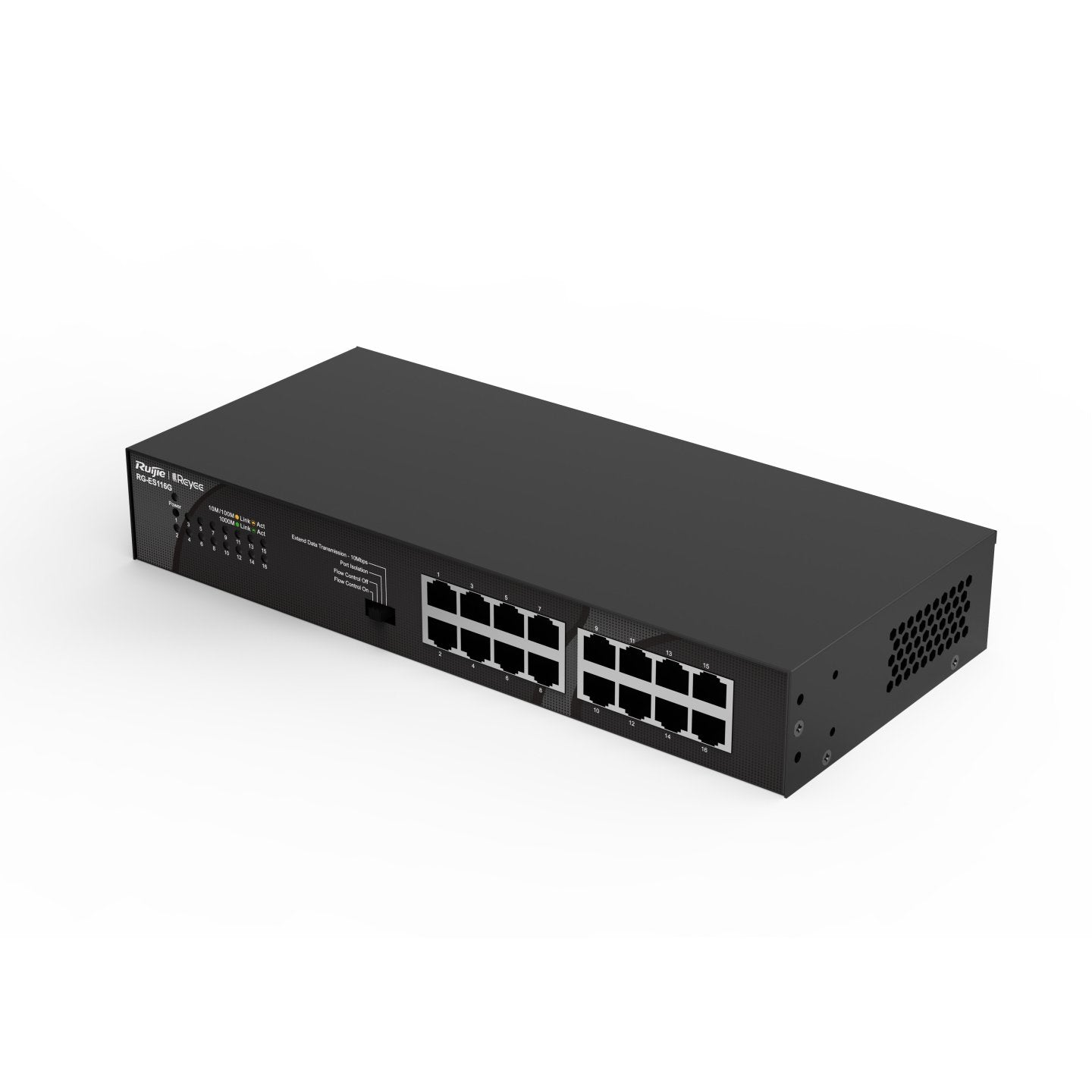 Reyee 16-Port 10/100/1000 Mbps Desktop Switch Port:16× 10/100/1000 Mbps Rj45 Ports Desktop Steel Ca