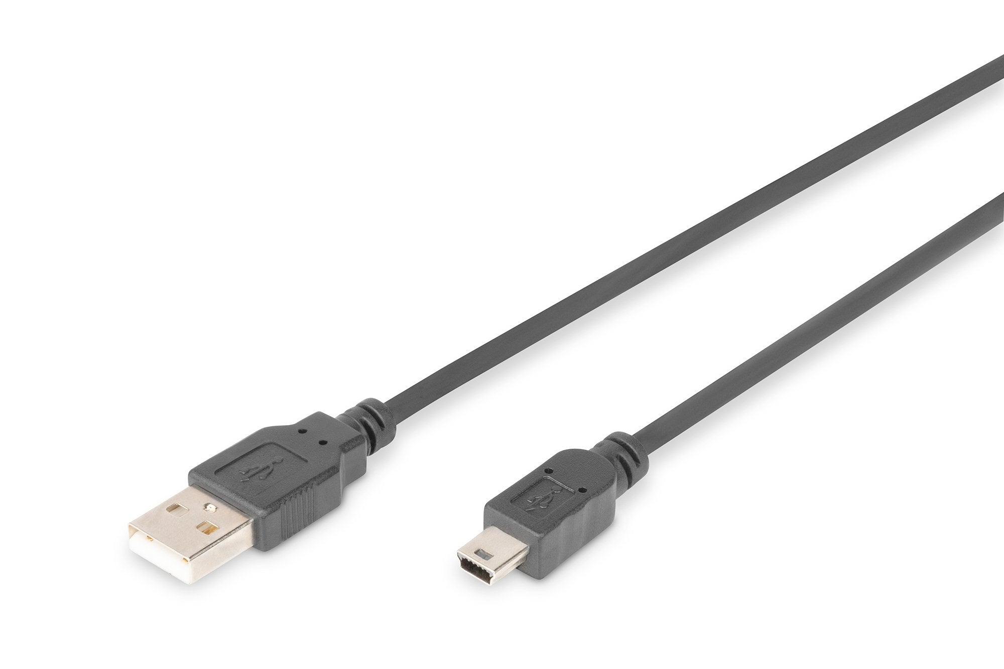 Digitus Usb 2.0 Anschlusscable Typ A -Mini B M M 3.0m, Sw