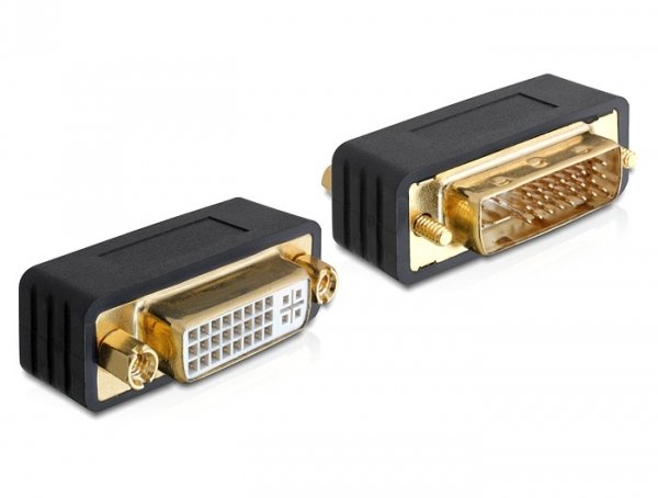 Delock Adaptador Dvi(24+5) -> Dvi(24+5) M/H Negro